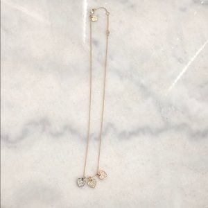 Banana Republic chain with heart charms